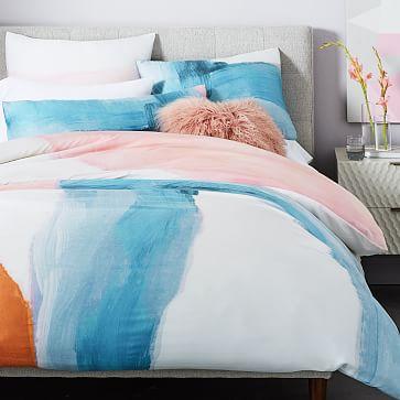 Zoe Bios TENCEL™ Umber Corner Duvet Cover + Shams, Queen
