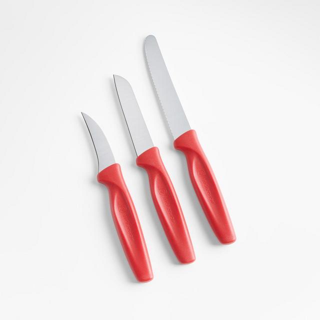 Wüsthof ® Create 3-Piece Red Paring Knife Set