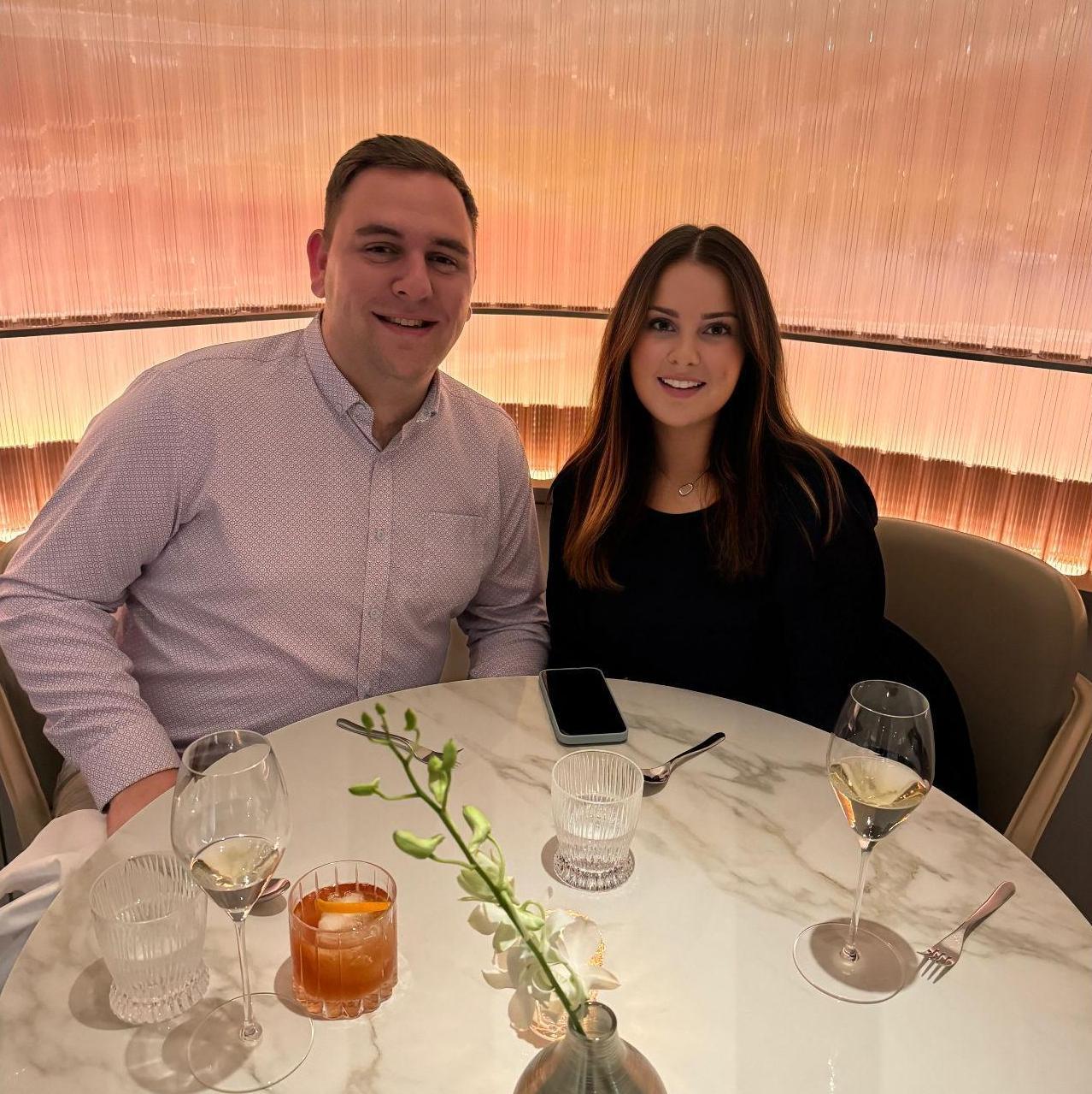 Dining at our favorite restaurant, Le Voyage on Celebrity Beyond!