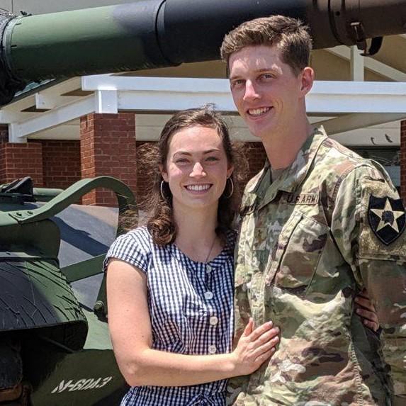 Mary Beth was a very eager and supportive girlfriend for Anthony's ARC (Army Reconnaissance Course) graduation.