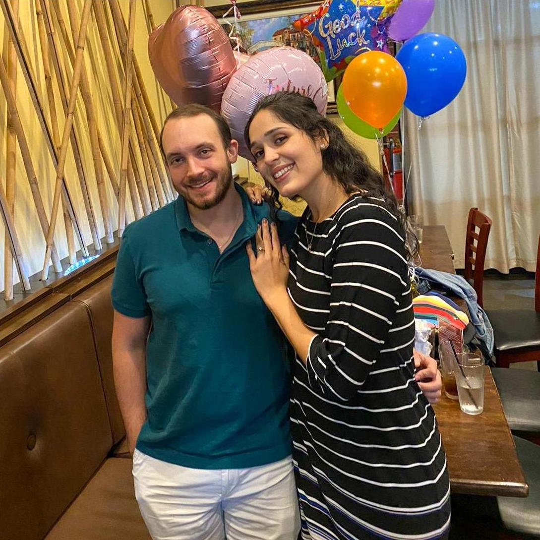 Celebrating the engagement!