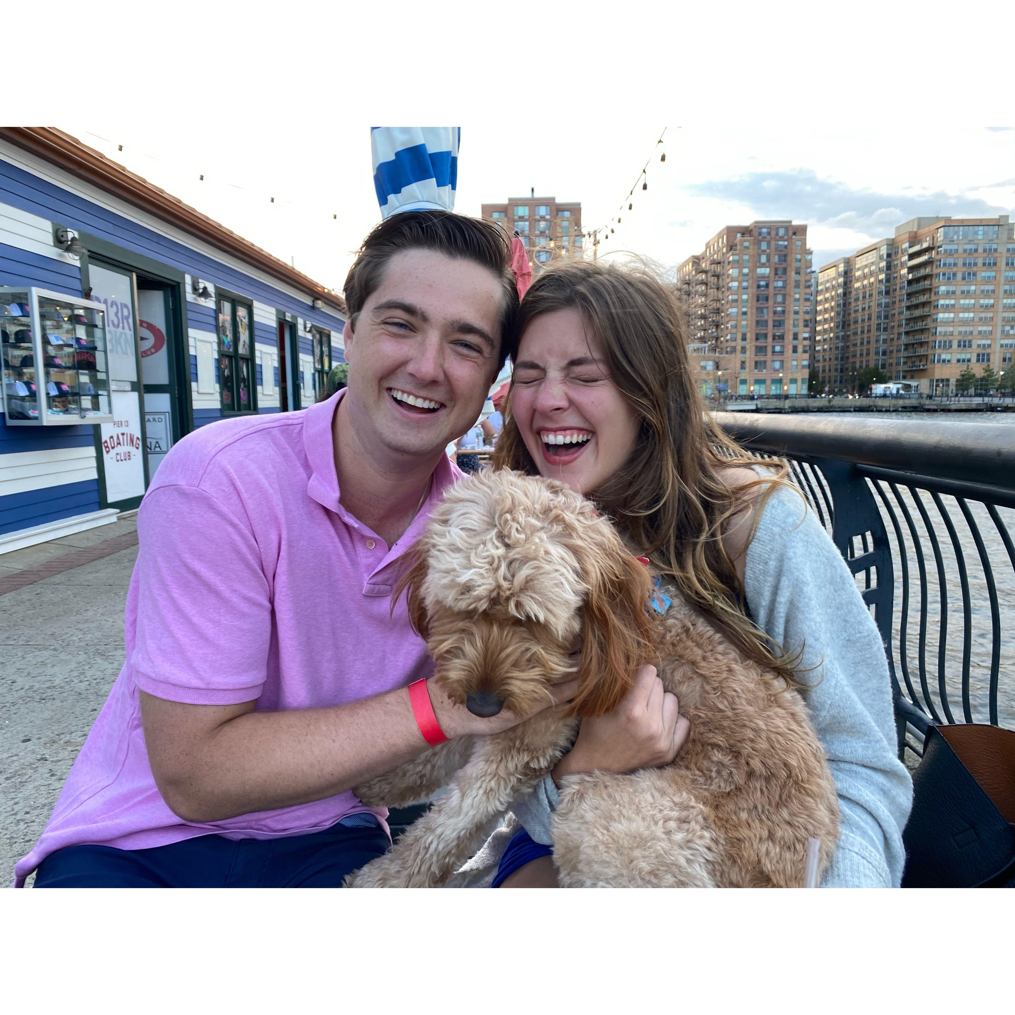 Drinks with our favorite dog-niece, Penny | 2019