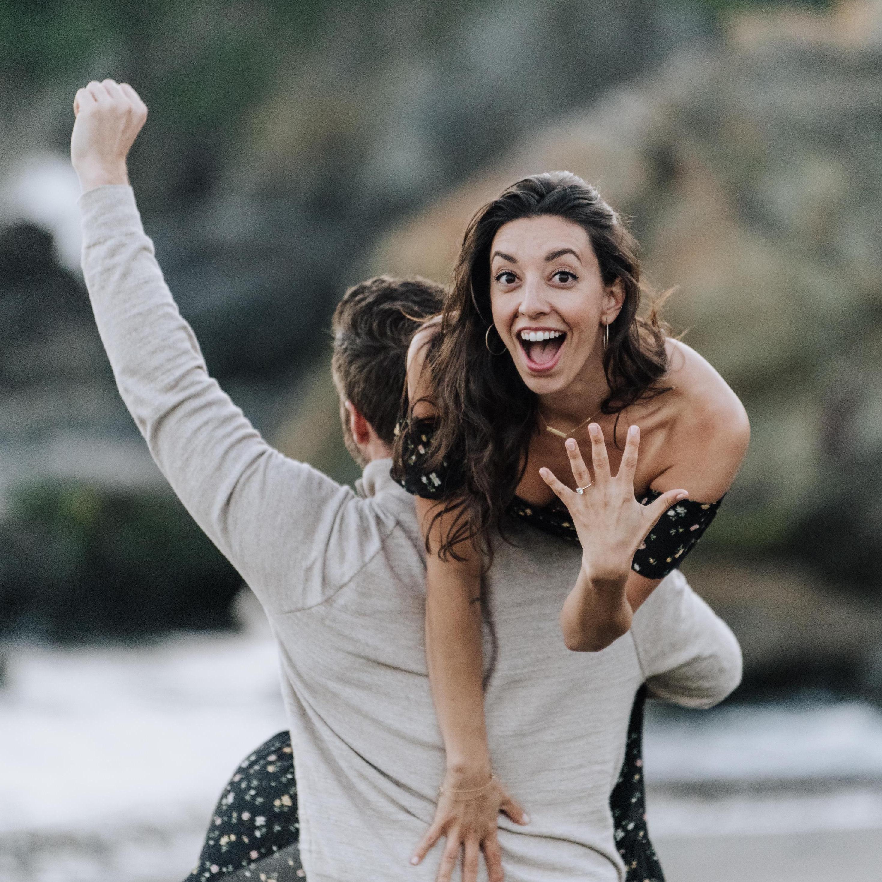 It's official! Engagement shoot - Muir Beach.