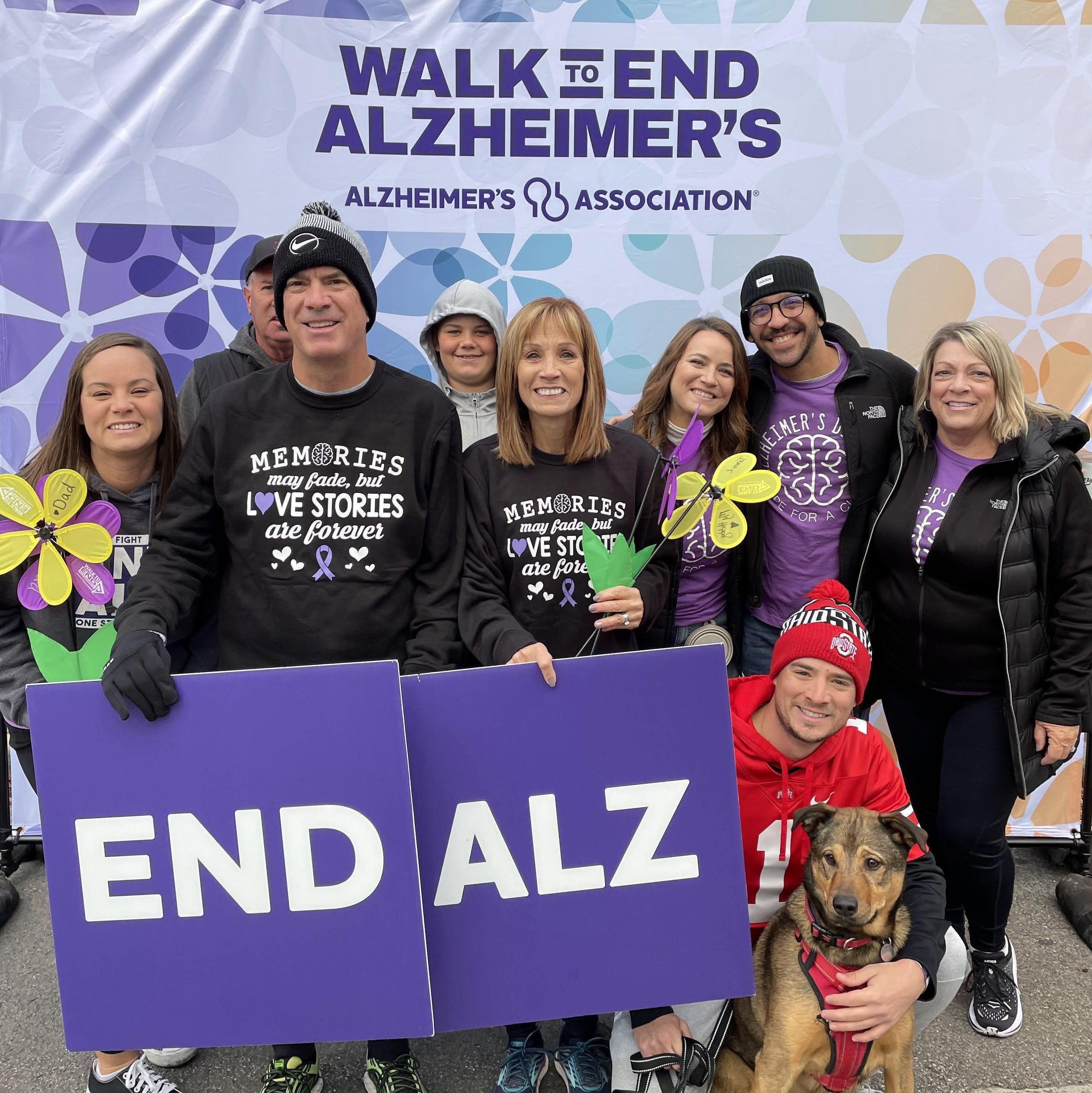 Supporting a cause that means so much to both of us and our families.