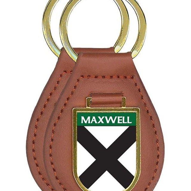 Historic Families Maxwell Family Shield Crest Coat of Arms Key Ring