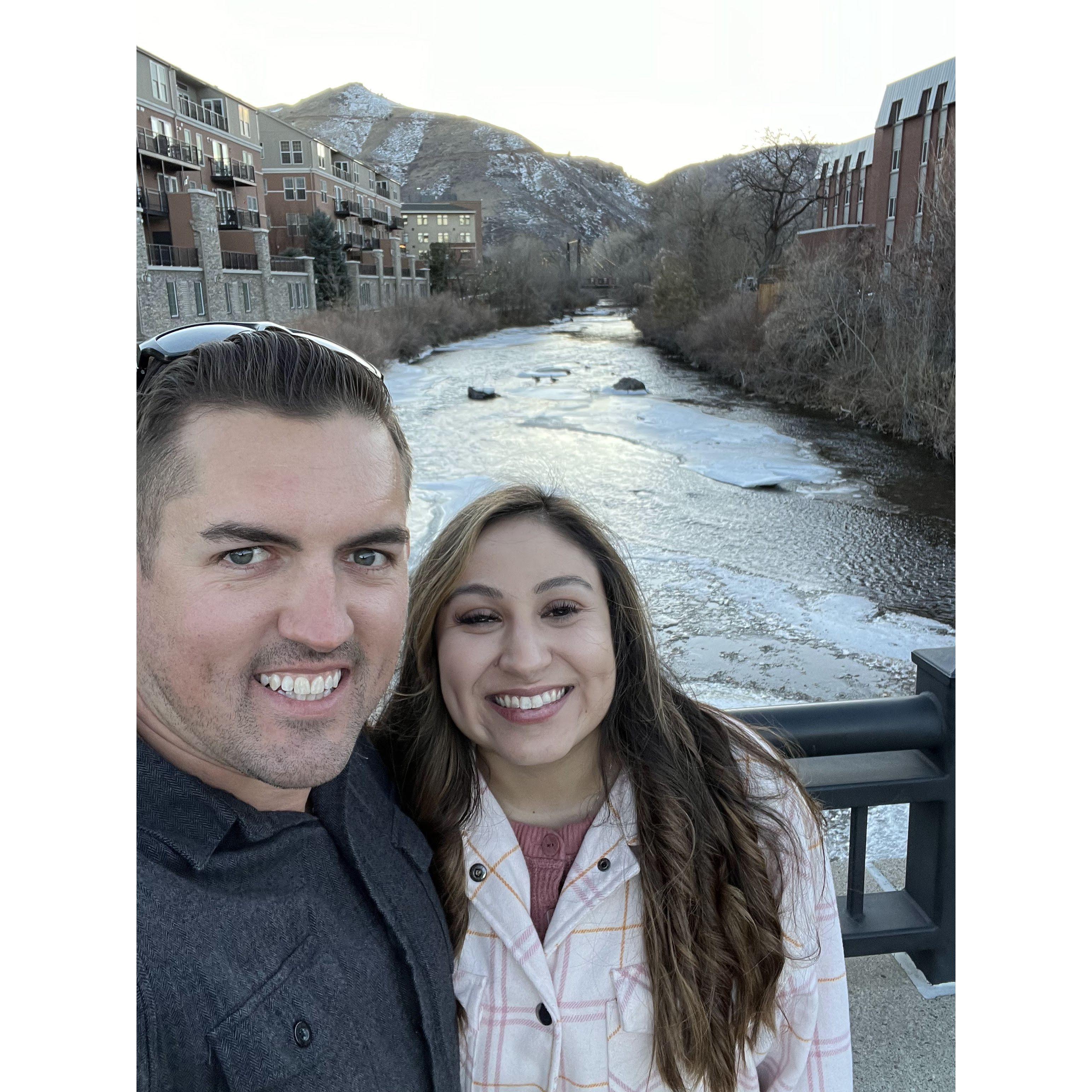 We were in Denver for a wedding. We had to stop to take in the beautiful views.