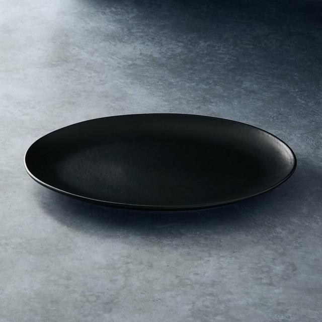 Open Kitchen by Williams Sonoma Matte Coupe Serving Platter, Black