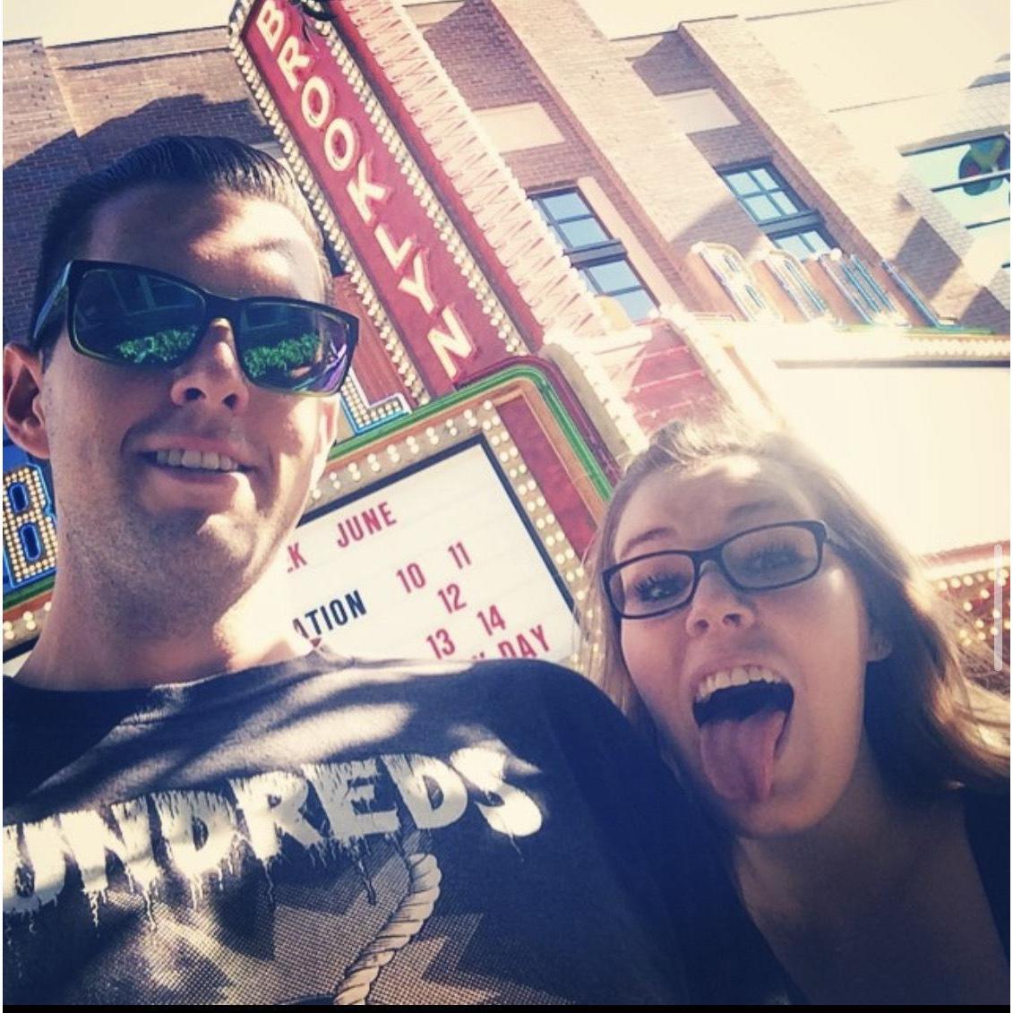 2014 - Brooklyn Bowl for a Black Label Society concert with my parents