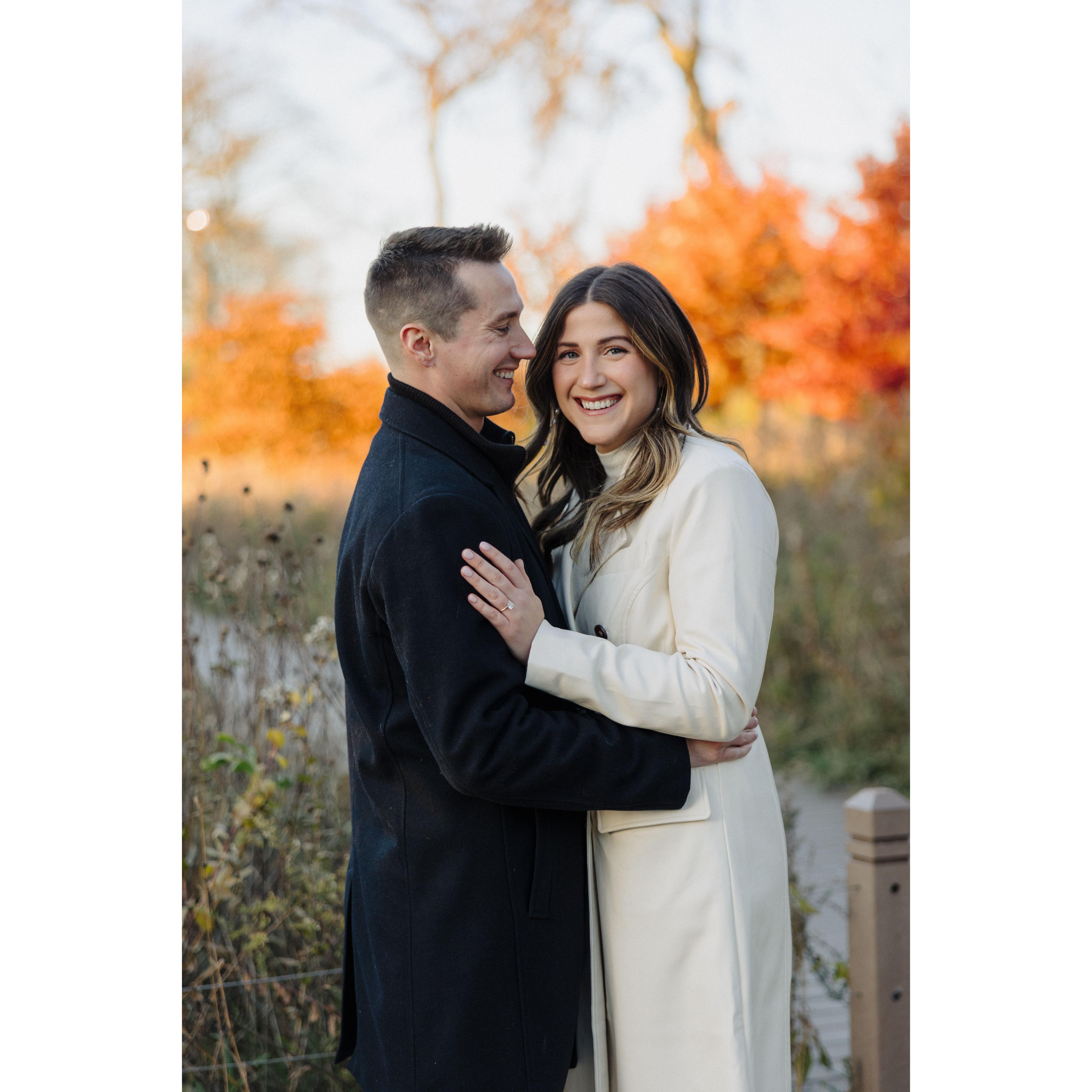 Engagement photos in Lincoln Park