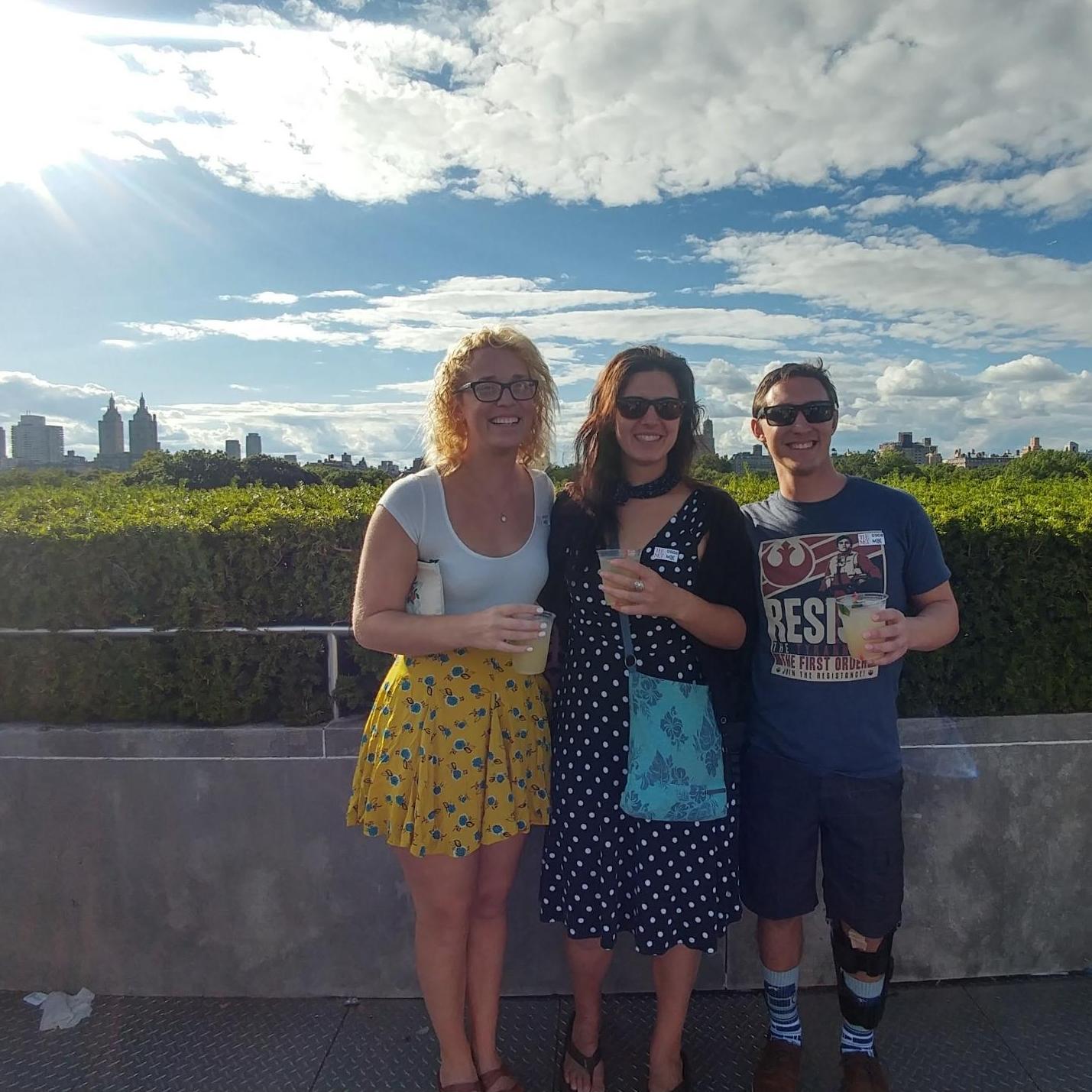 Views of New York from the top of the Met.