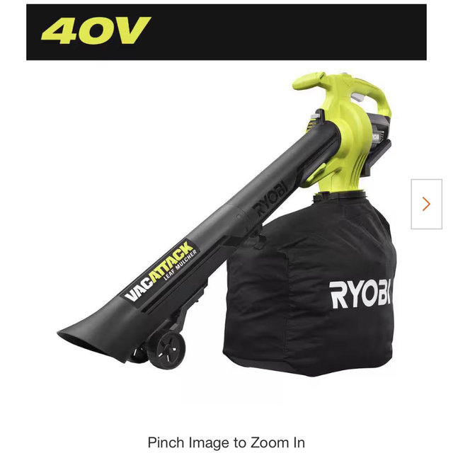 Ryobi Leaf Vacuum Mulcher
