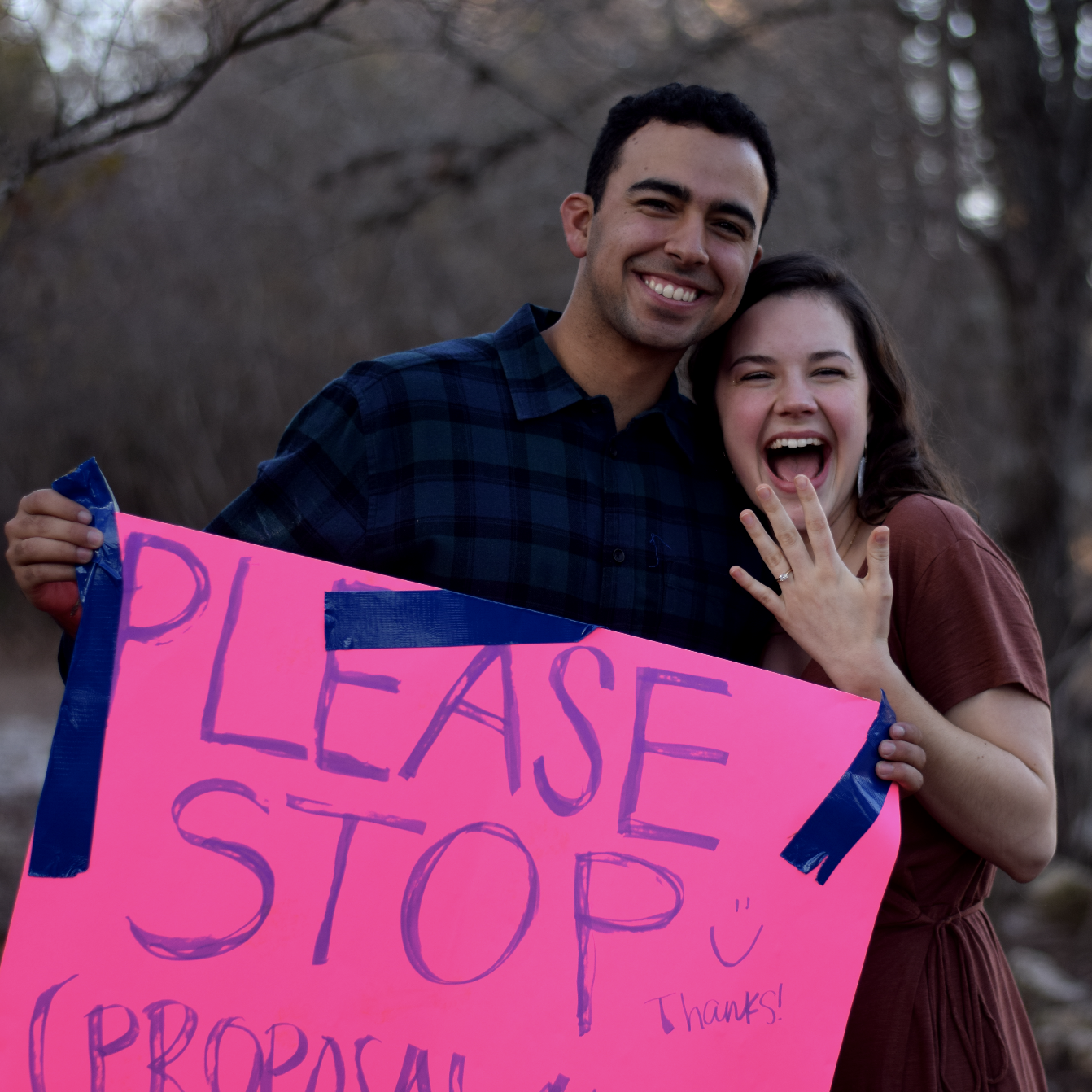 The amount of work that went into this proposal was absurd. Bless all those involved because they ended up recruiting strangers to prevent people ruining it!