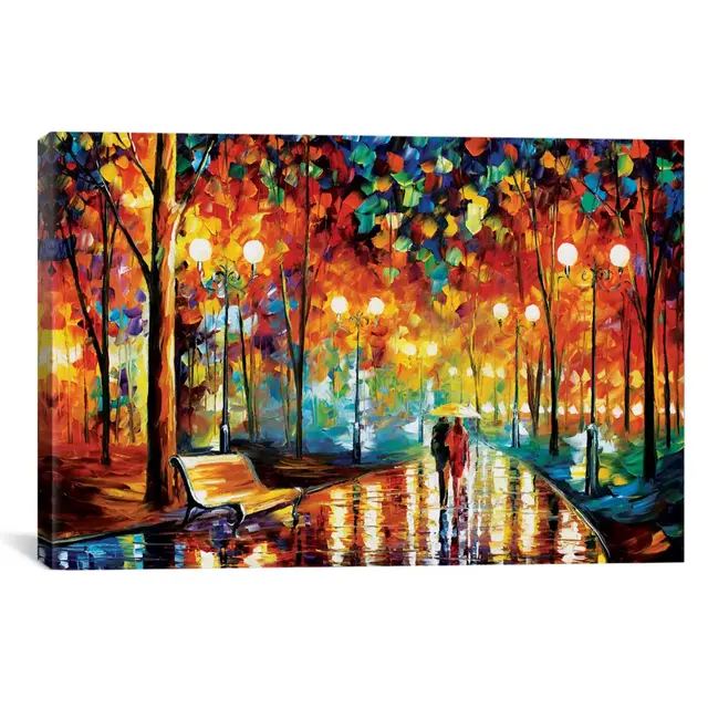 iCanvas Rain's Rustle II 12-Inch x 18-Inch Canvas Wall Art