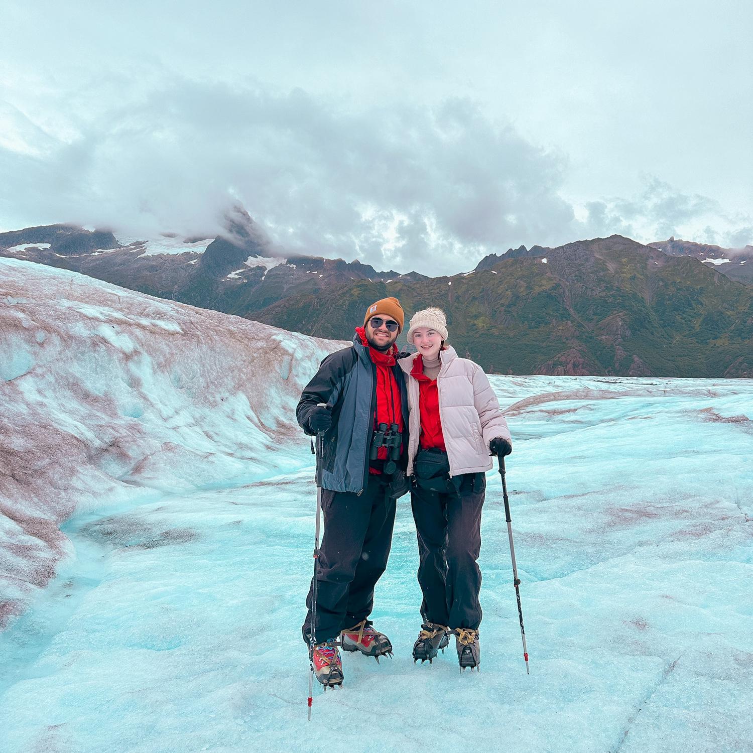 Glacier trekking in Alaska
