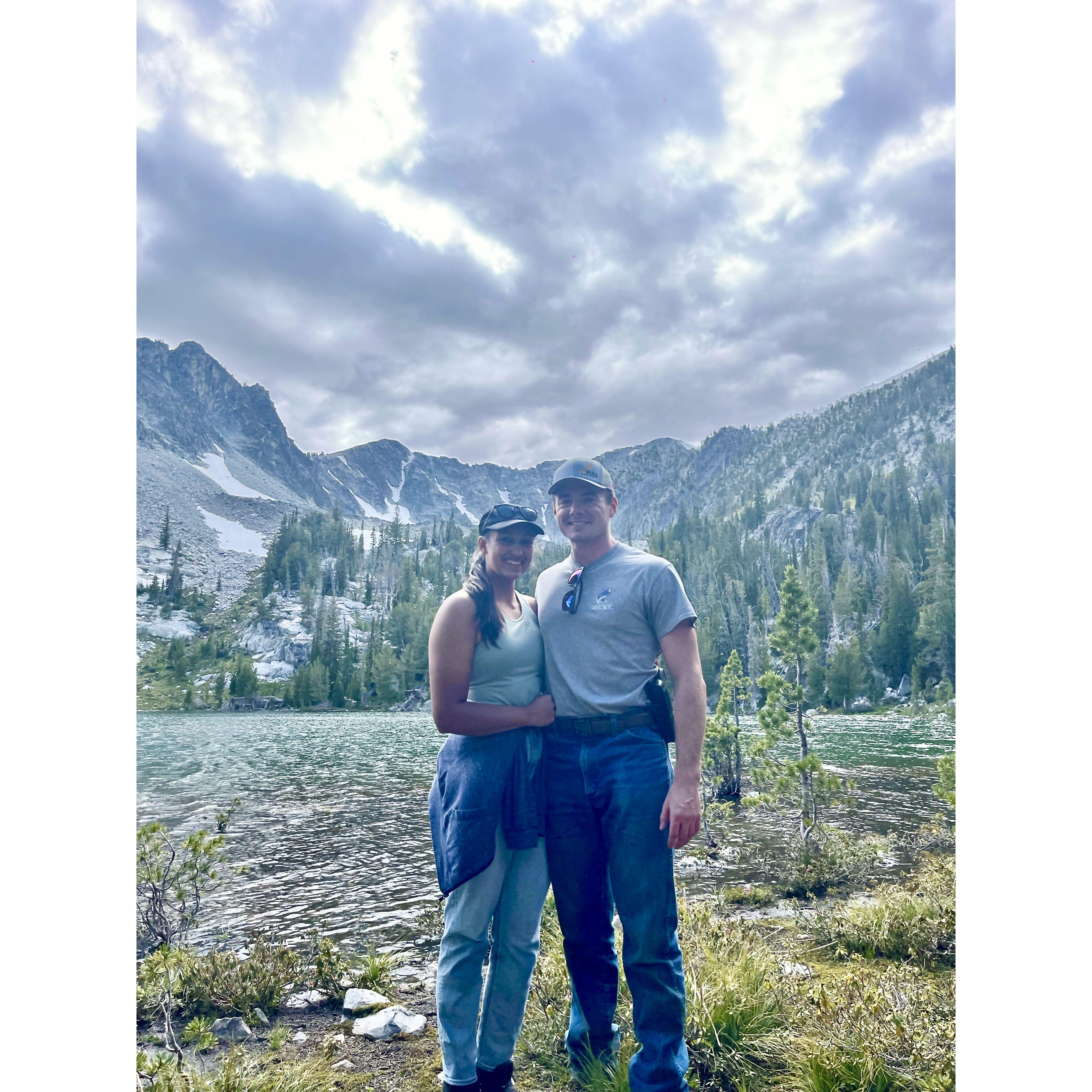 Our first hiking trip in Wisdom, MT