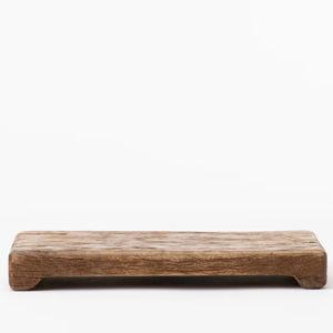 Mango Wood Rectangular Pedestal (Small)
