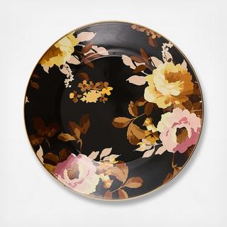 Wild Rose Brown Stainless Steel Dinner Plate