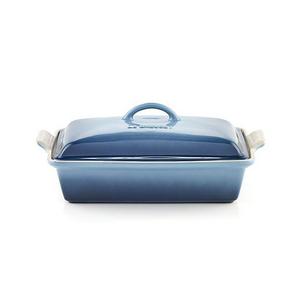 Le Creuset ® Heritage Covered Rectangular Marine Blue Baking Dish