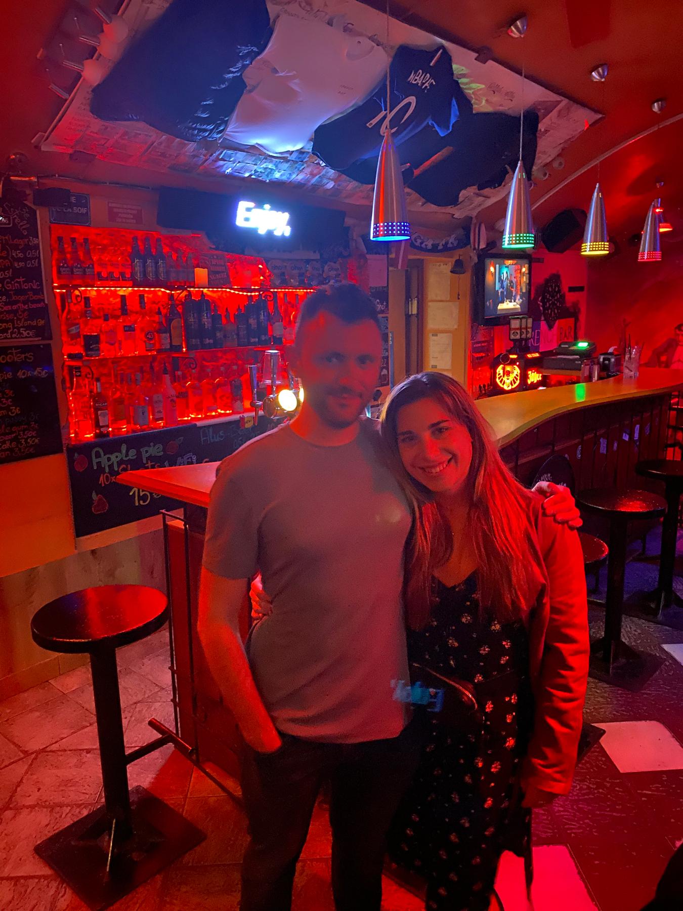 Bar in a Bunker in Riga, Latvia.