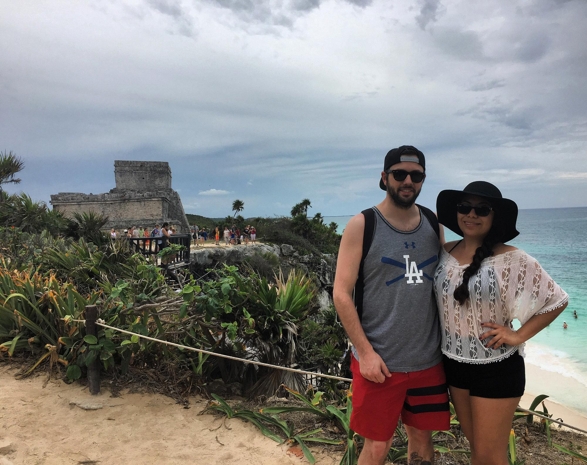 First Ruins together, Tulum, MX, 2016.
