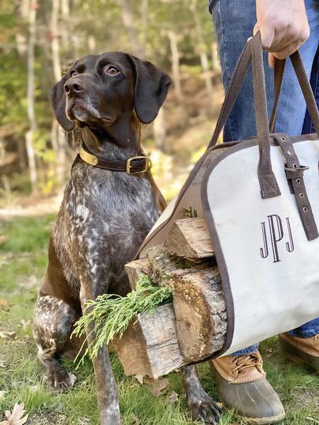 Canvas Log Carrier