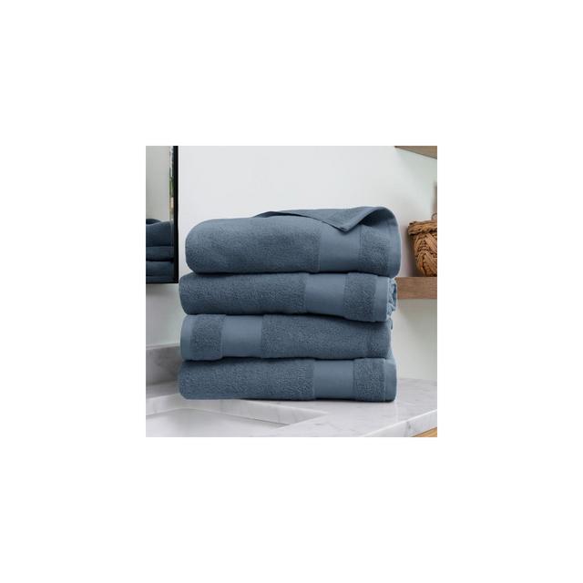 Set Of 4 Bath Towels, 100% Super Plush Premium Cotton - Becky Cameron