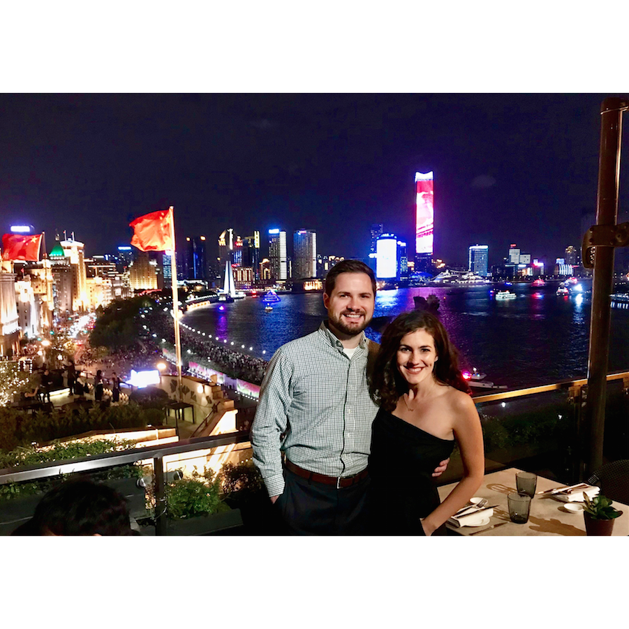 When Spencer visited Shanghai in October, we celebrated both of our birthdays (over a month late) with a fancy rooftop dinner and a gorgeous view.