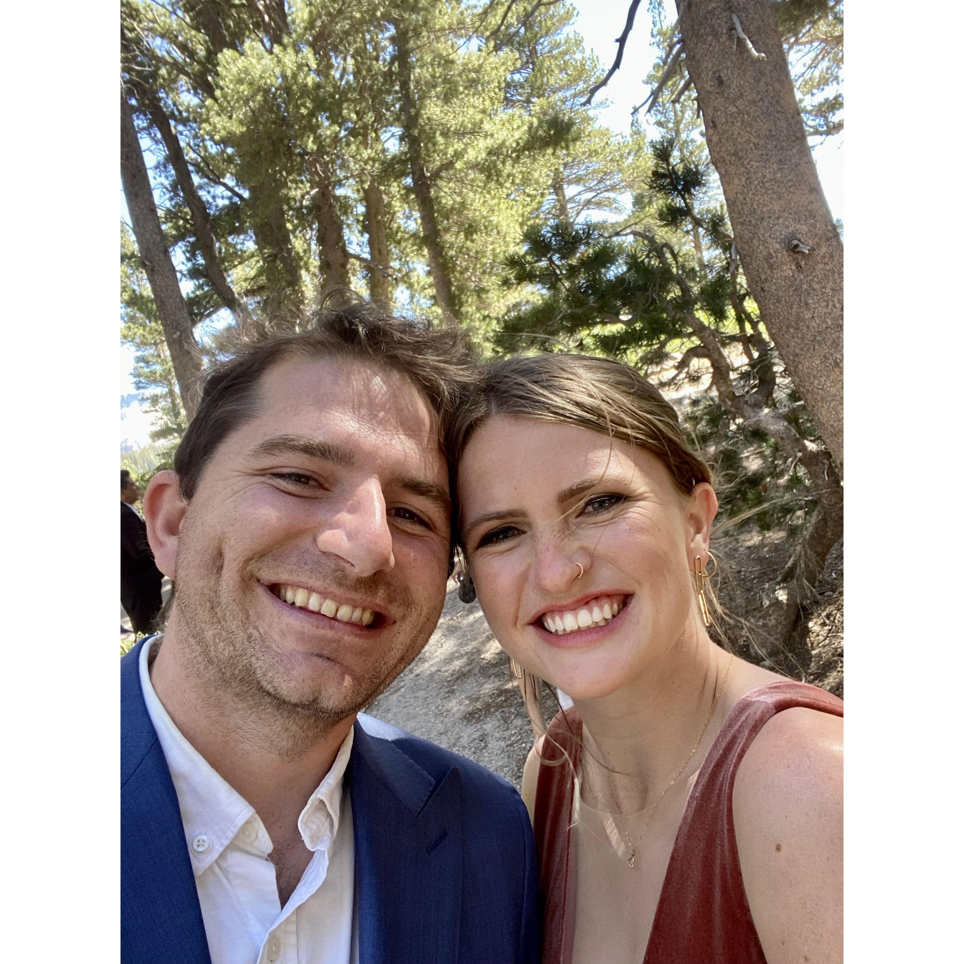 Wedding guests in Mammoth - June 2022
