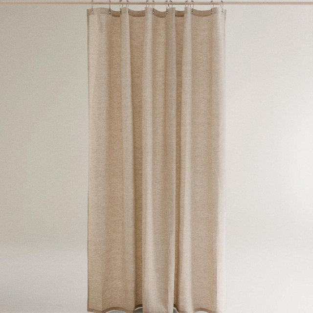 TRANSLUCENT LINEN SHOWER CURTAIN | Zara Home United States of America
