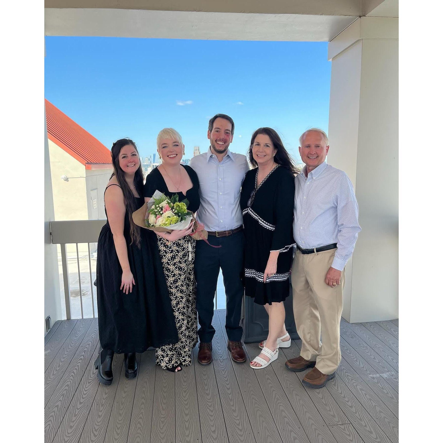 The Tieszens came with Ben to surprise Melanie with a proposal!