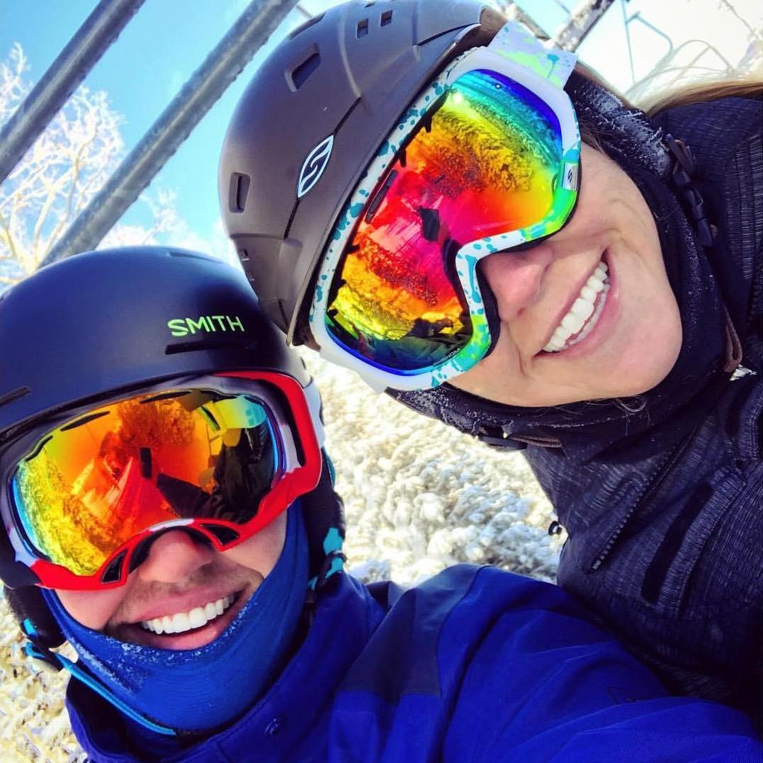 One of our many ski days together in Park City, Utah.