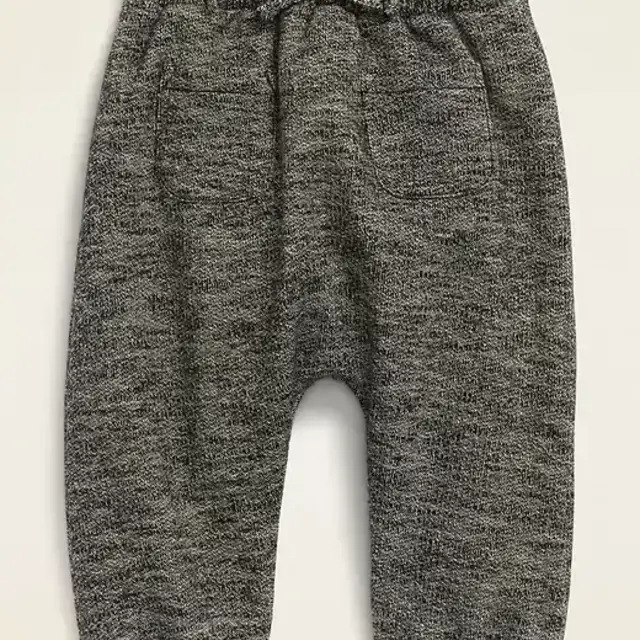Unisex U-Shaped French Terry Pants for Baby