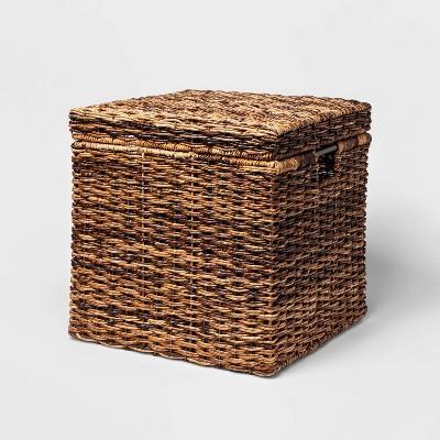 Woven Dark Global Lidded Cube - Threshold™