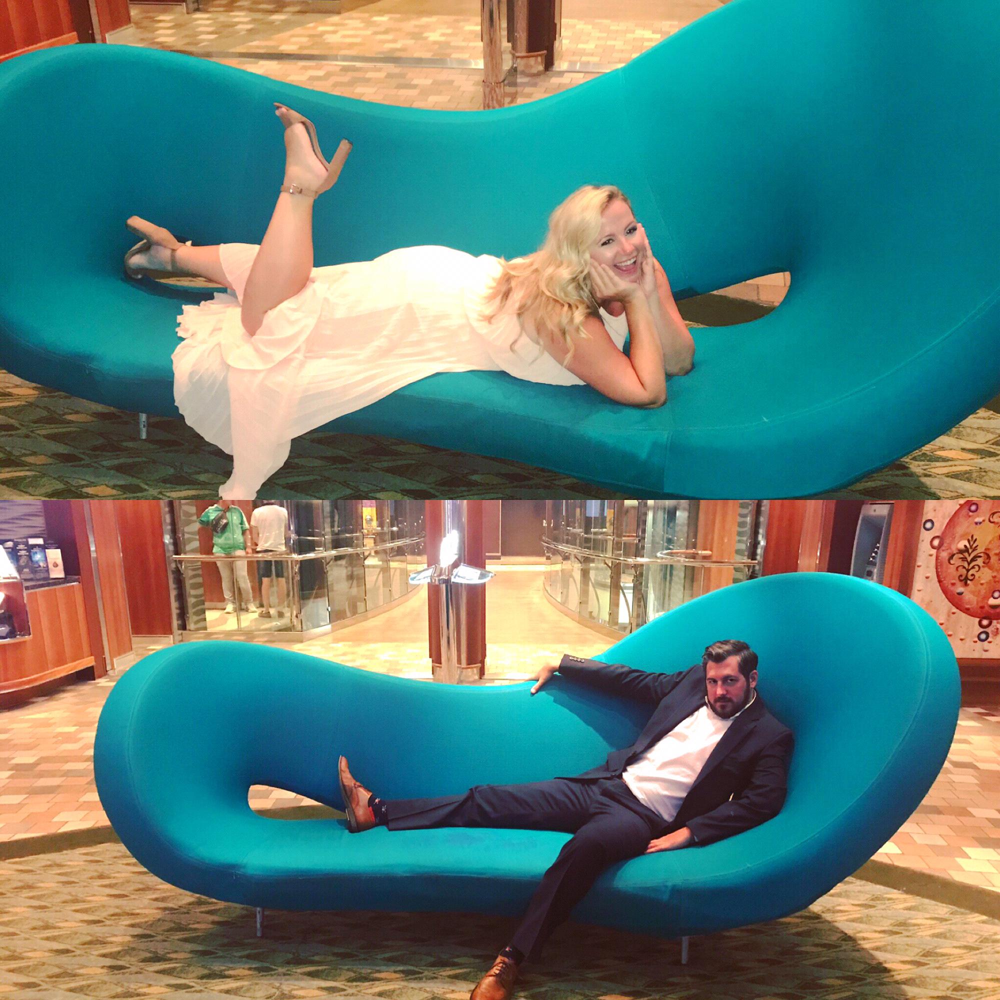 C: Whatchya thinkin' about?
M: 24 hour cruise ship pizza.