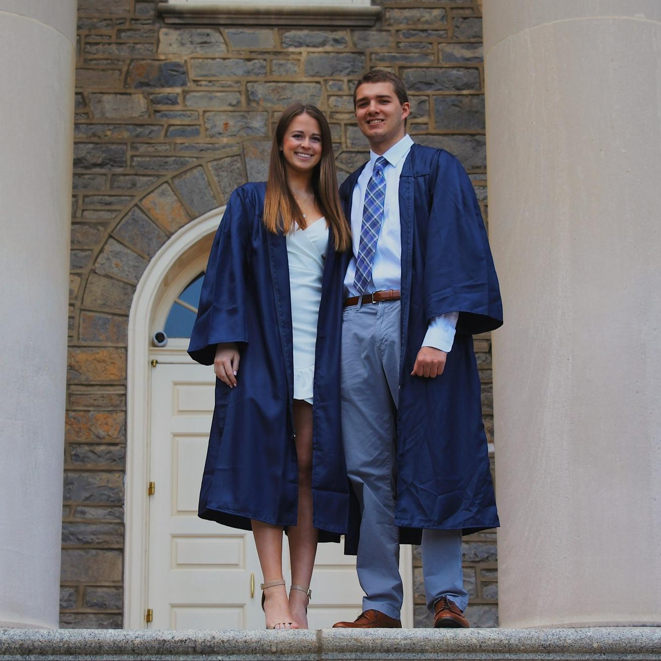The pair graduated Penn State together in the year of 2020 after campus was shut down.
