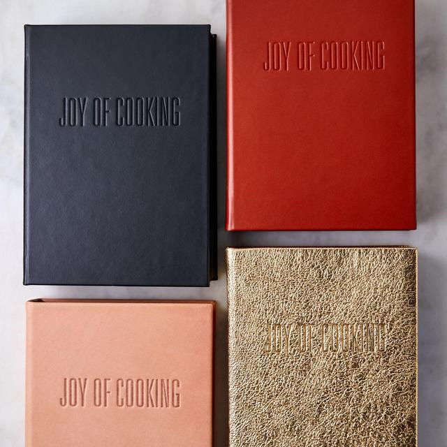 Leather Bound Joy of Cooking Cookbook - Black