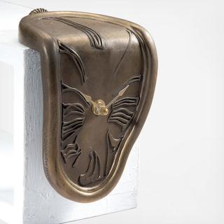 New Haven Melting Bronze Shelf Sitter Clock
