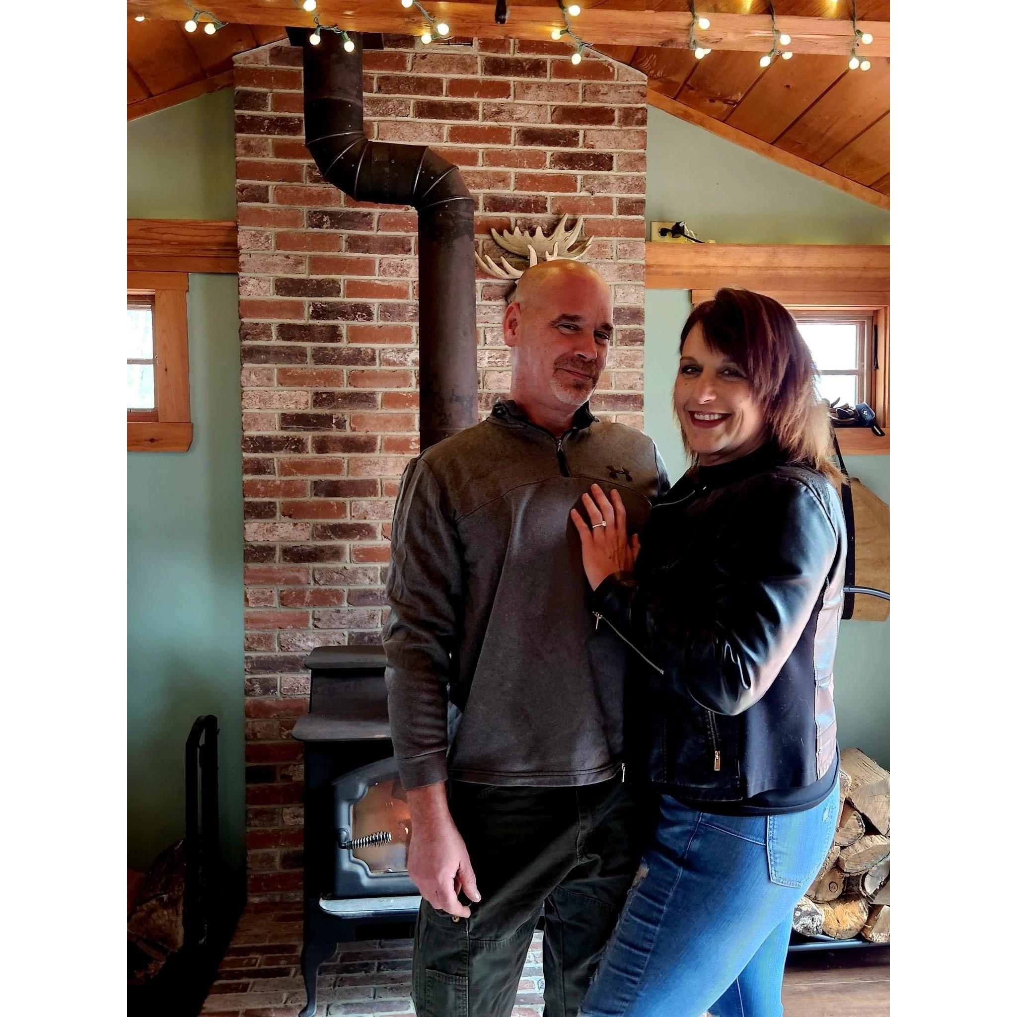Our official Engagement weekend in Barnstead, NH.