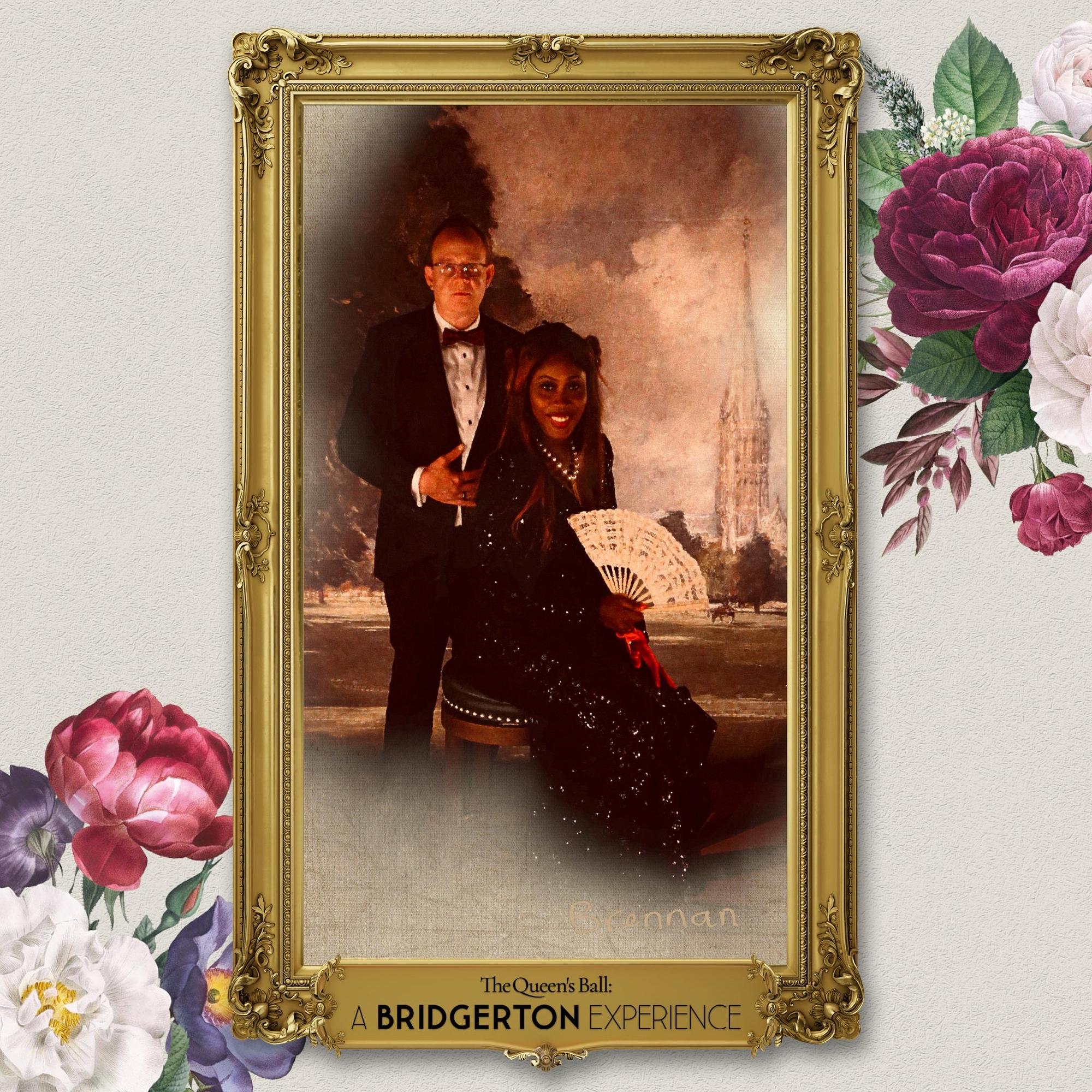 Introducing Lord and Lady Brennan at the Bridgerton Experience 2022