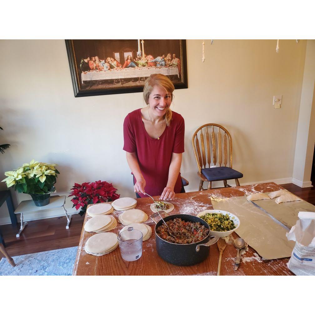 Making AJ’s Mom’s Famous Empanadas