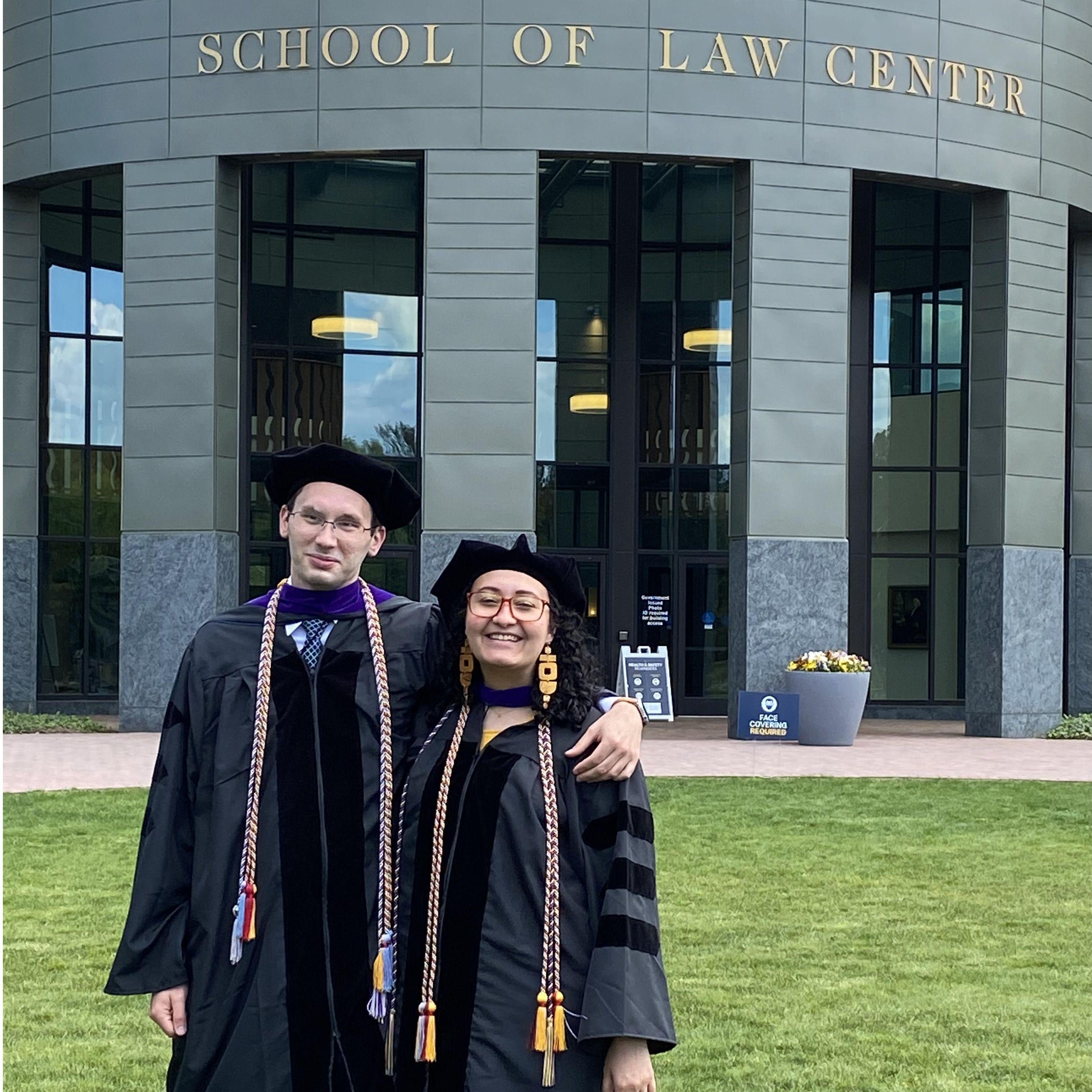 law school graduation, Quinnipiac University School of Law, 2020