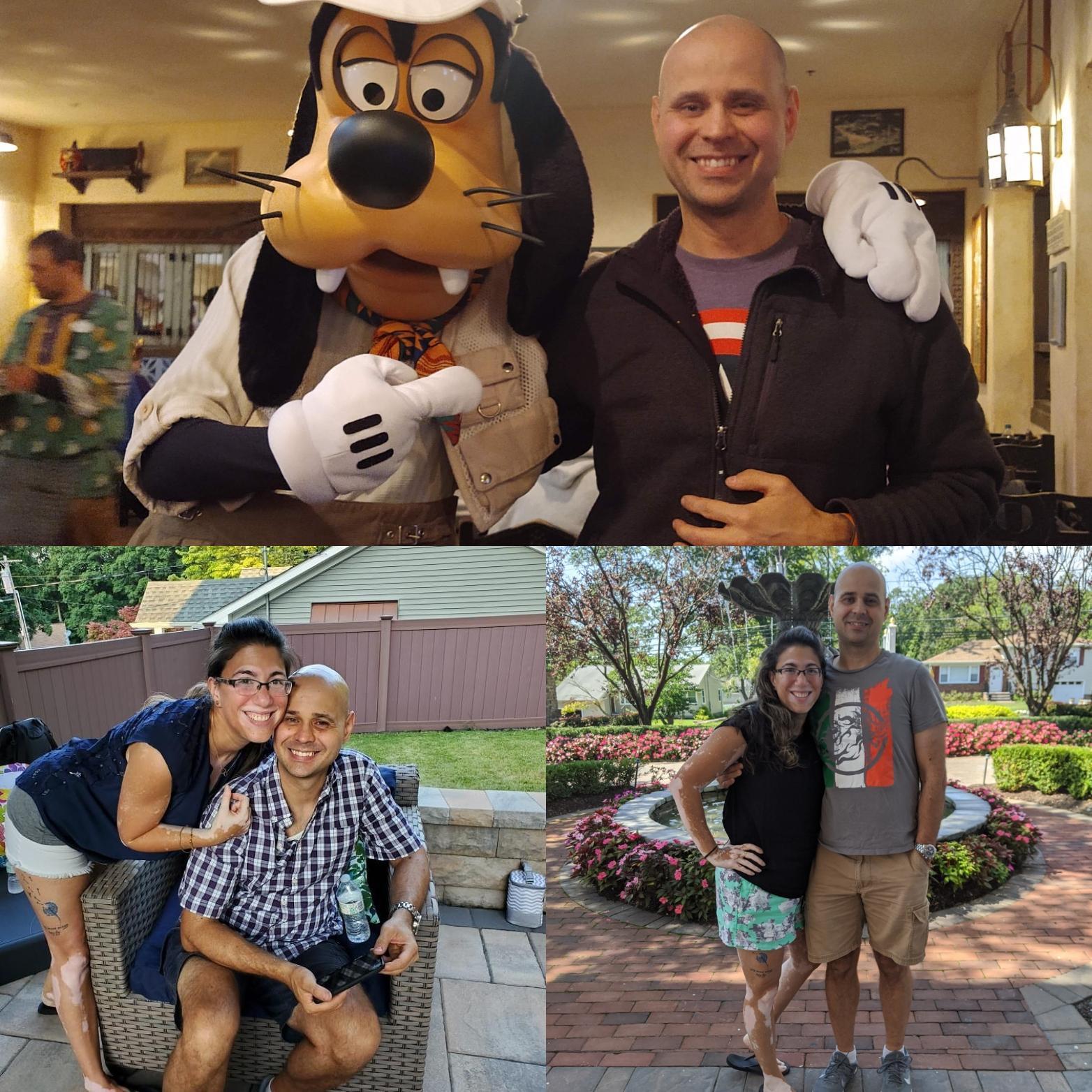 Tom's favorite Disney character meet & the day we signed at the Park Savoy!