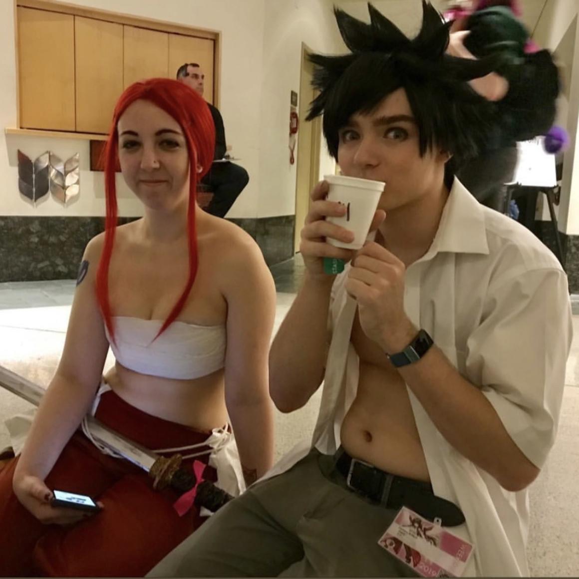 The first convention we went to as a couple.  Sakura Con in Seattle.