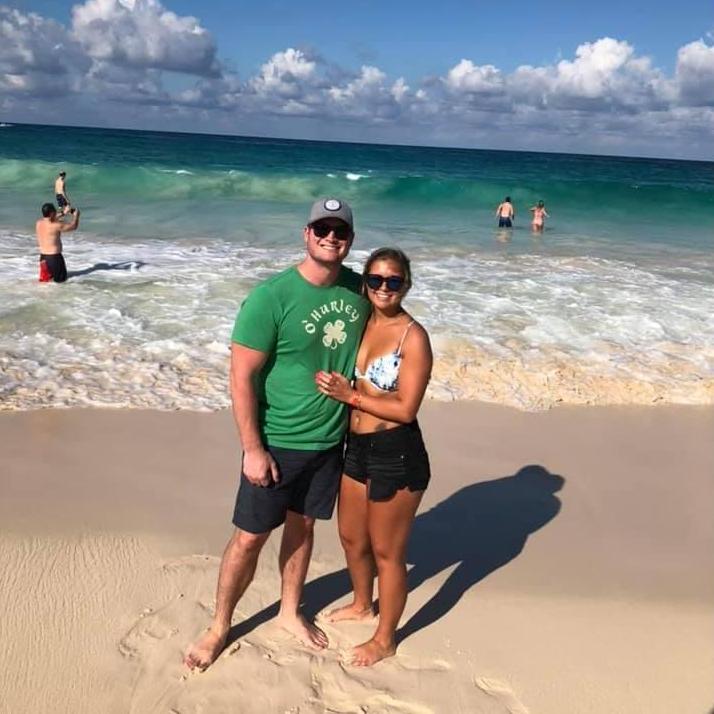 Our first vacation out of the country together.