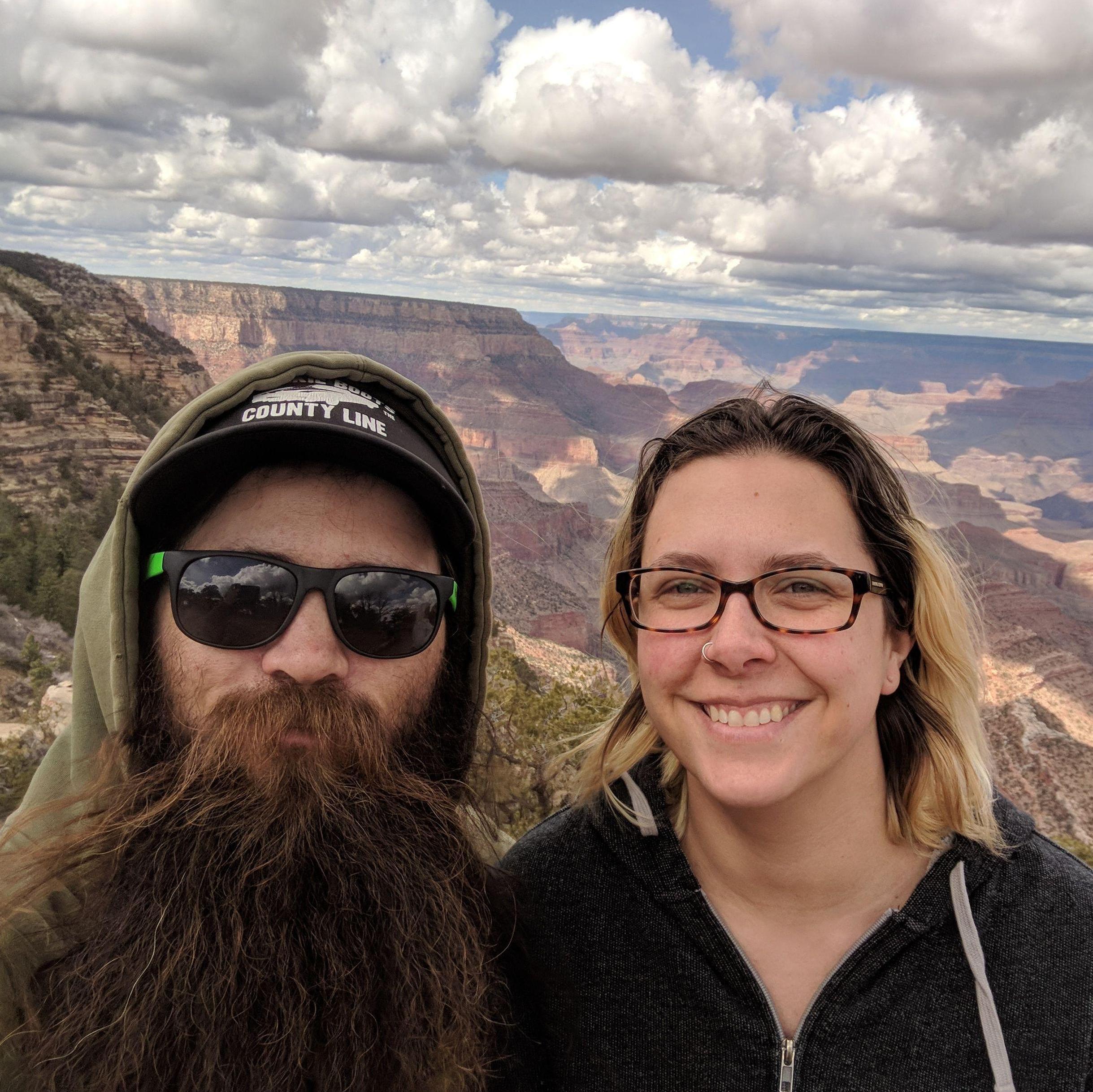 South rim of the Grand Canyon.