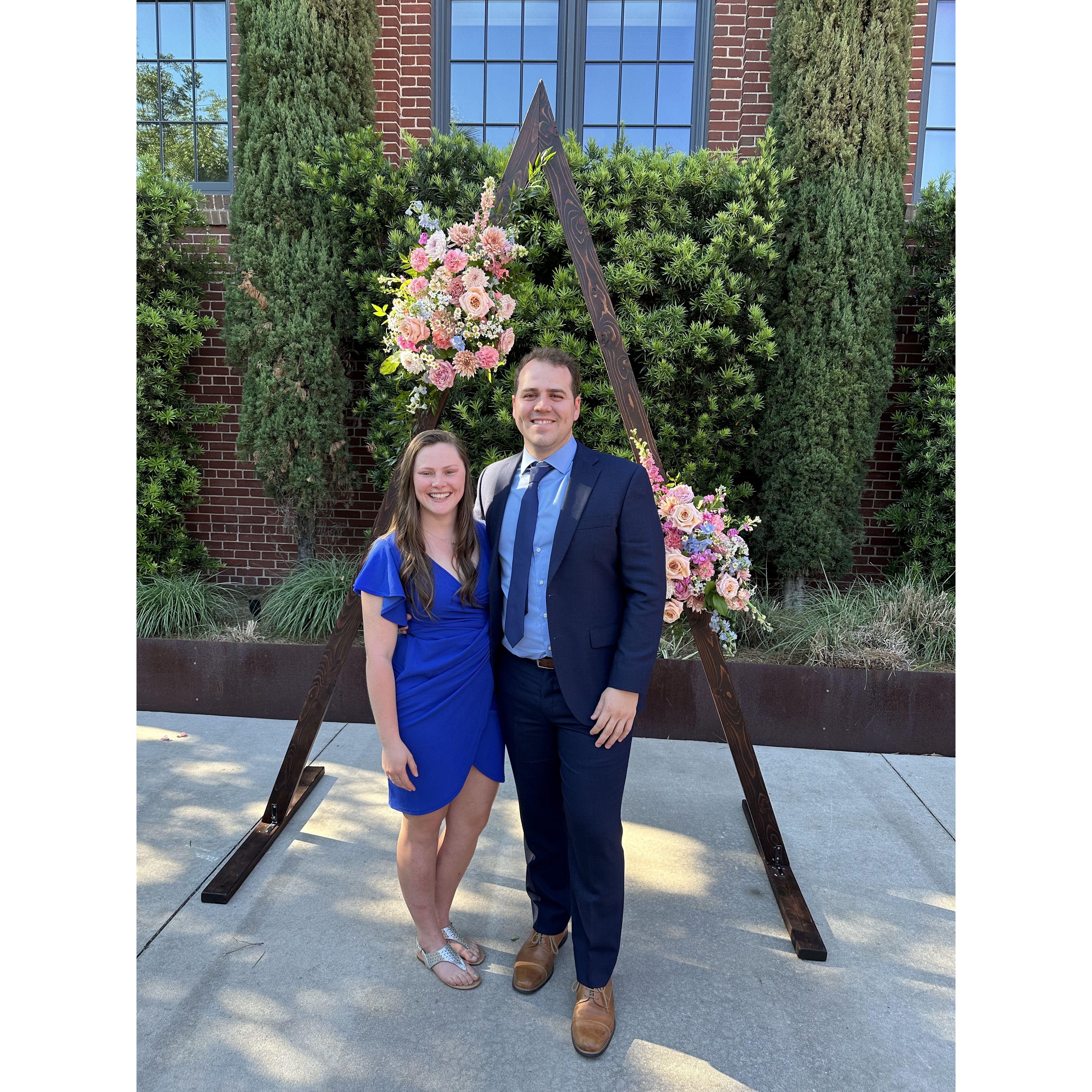 Celebrating a wedding in Charleston, SC - April 2023