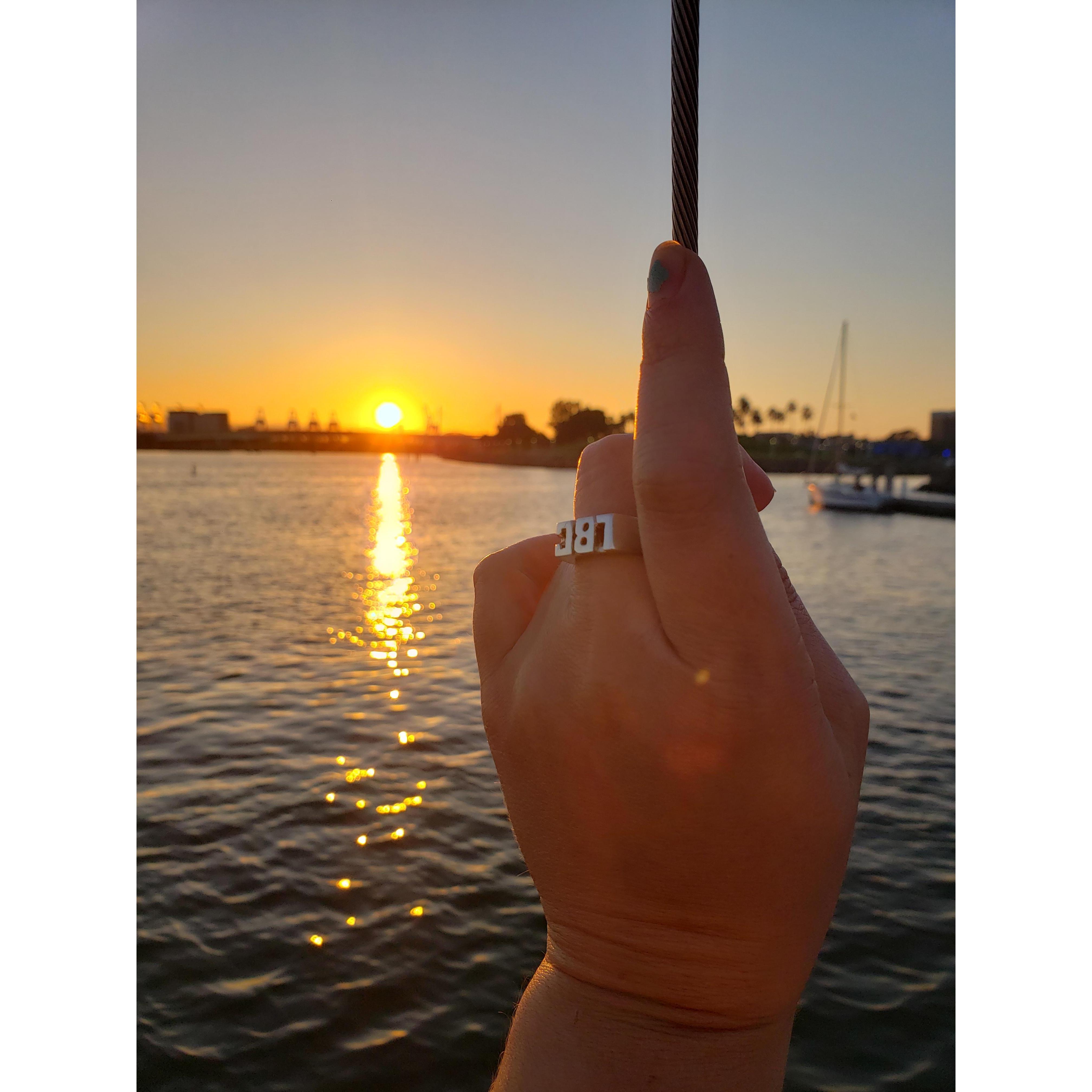 Taken at sunset at the Shoreline Village.