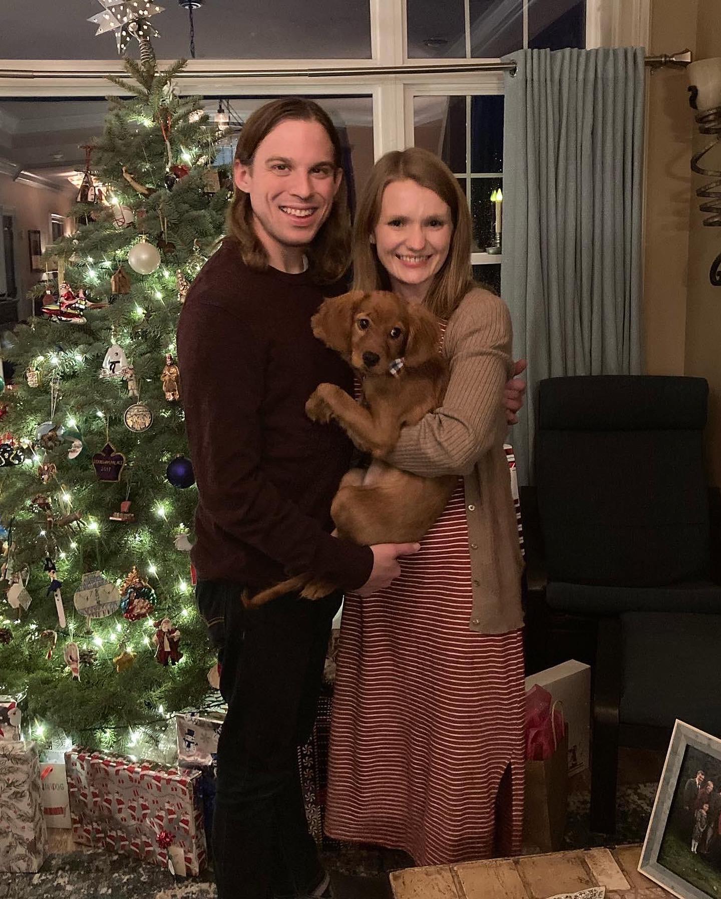 Our first Christmas with Finley.