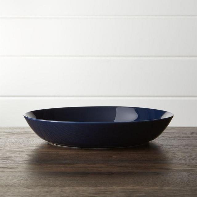 Hue Navy Blue Low Bowls Set of Four
