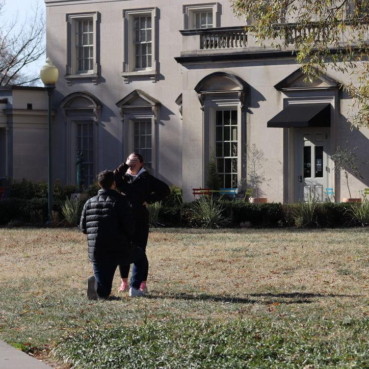Griffin proposed!!! VMFA December 7th 2024 :)